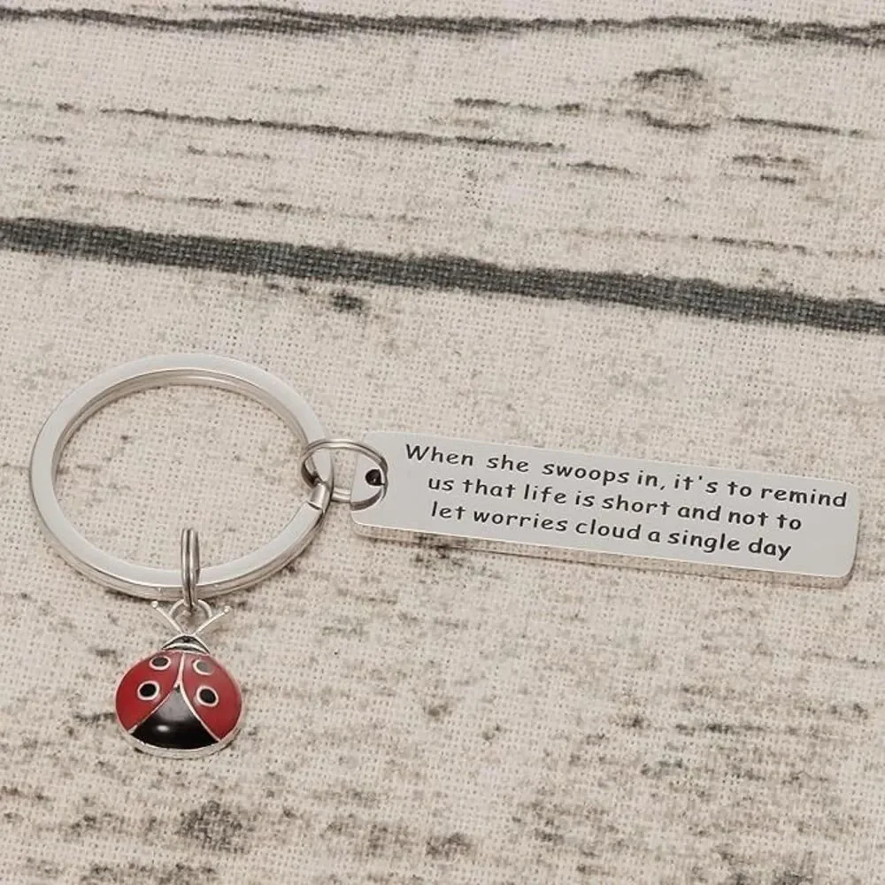 Ladybug Keychain Gifts for Women, 